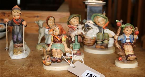 6 Hummel figures